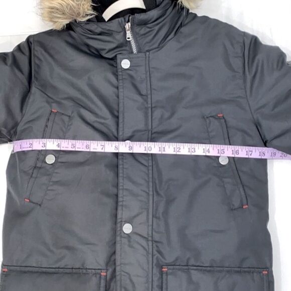 Michael Kors Faux Fur Heavyweight Hooded Parka Coat Size 8 - Picture 15 of 15